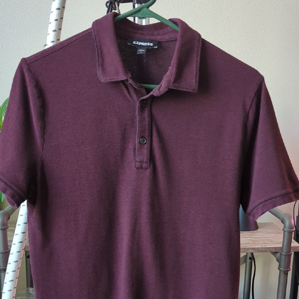 Express Red Polo Shirt Classic Style